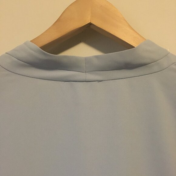 Bar III Pleated Poet Sleeve Blouse - Picture 7 of 16